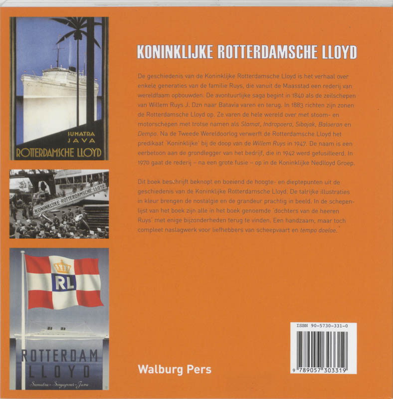 Achterkant van Koninklijke Rotterdamsche Lloyd