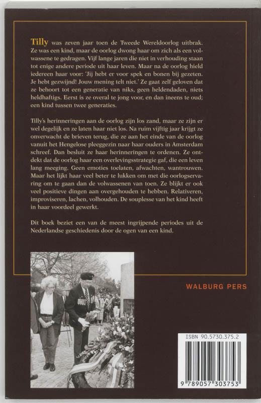 Achterkant van Oorlogskind