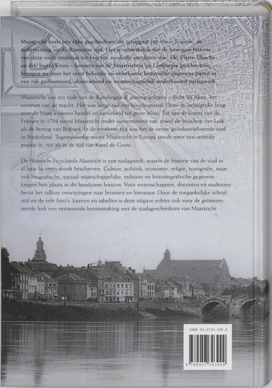 Achterkant van Historische Encyclopedie Maastricht