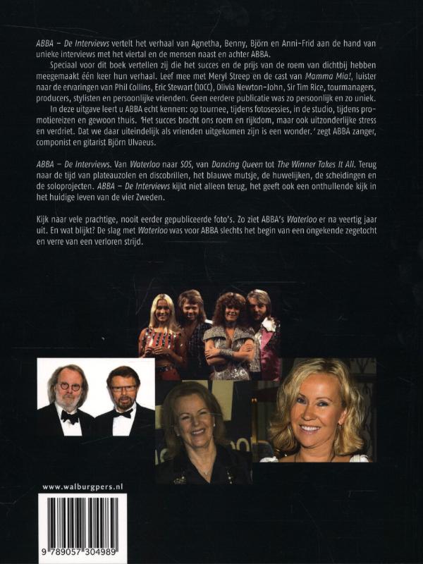 Achterkant van ABBA