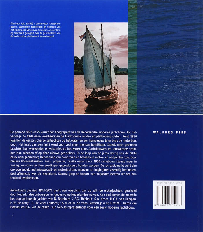 Achterkant van Nederlandse Jachten 1875-1975