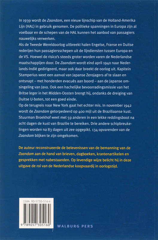 Achterkant van Bestemming New York