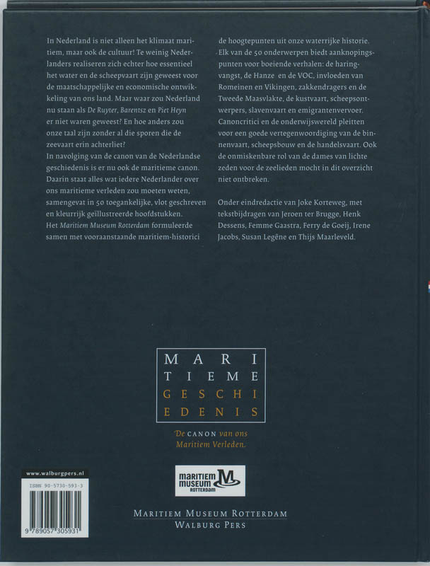Achterkant van Maritieme geschiedenis