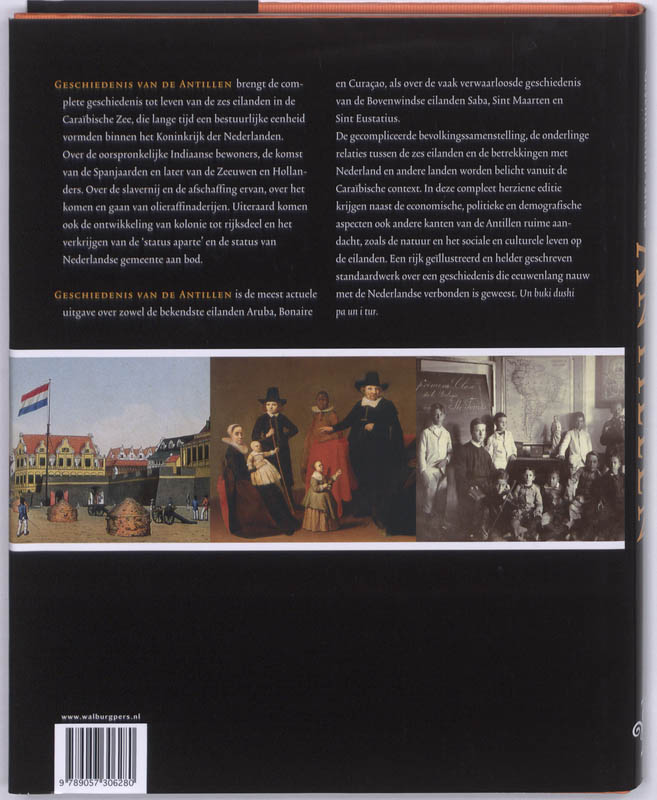 Achterkant van Geschiedenis van de Antillen