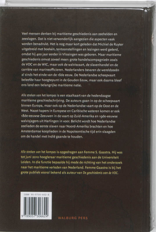 Achterkant van Alle streken van het kompas