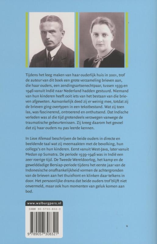 Achterkant van Lieve allemaal