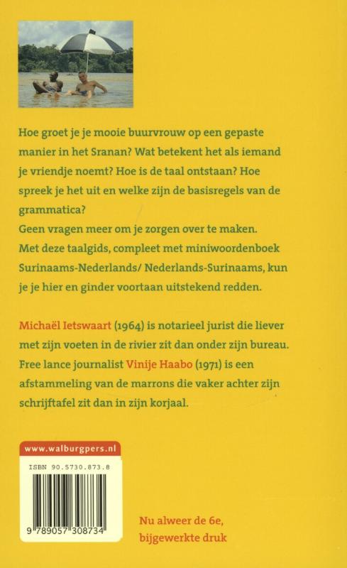 Achterkant van Sranantongo
