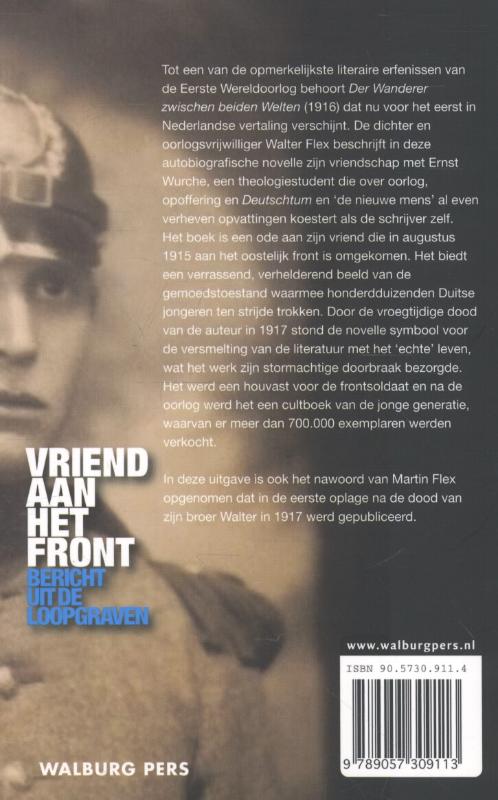 Achterkant van Vriend aan het front