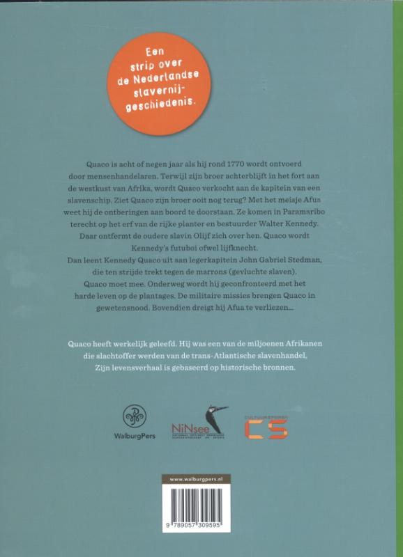 Achterkant van Quaco