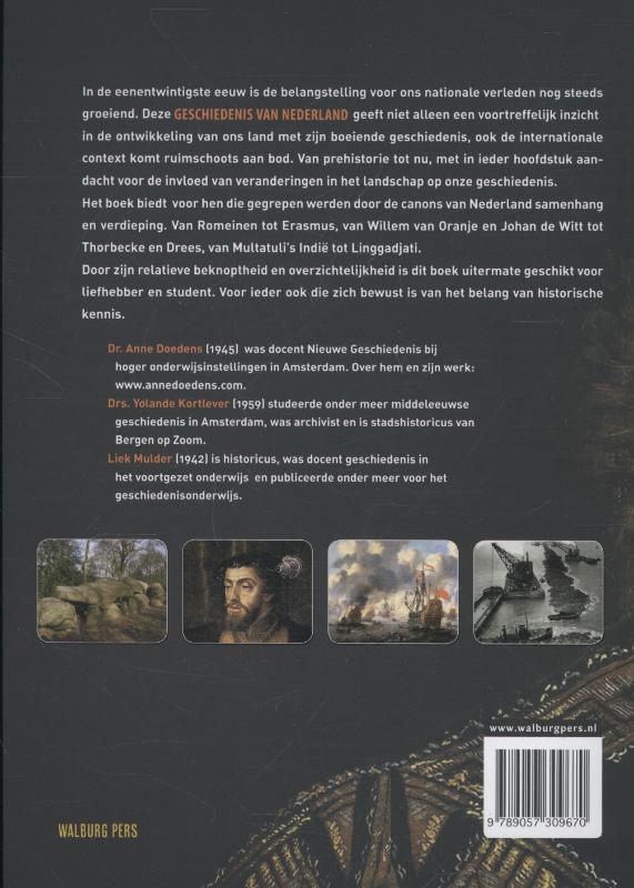 Achterkant van Geschiedenis van Nederland