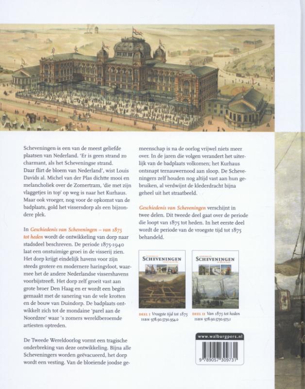 Achterkant van Geschiedenis van Scheveningen