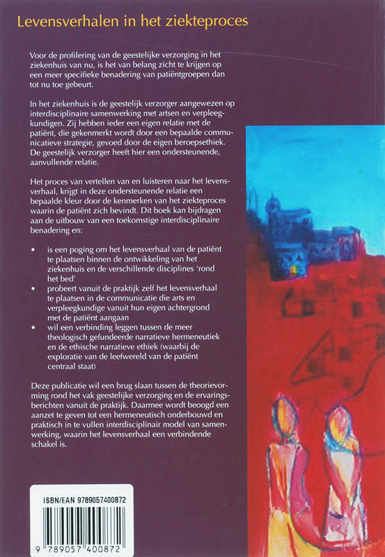 Achterkant van Levensverhalen in het ziekteproces