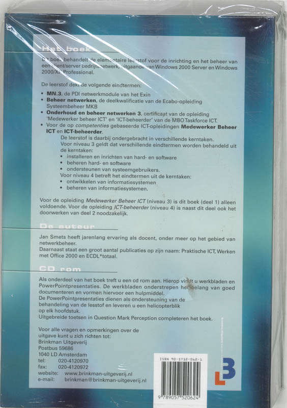 Achterkant van Netwerkbeheer met Windows 2000 Server