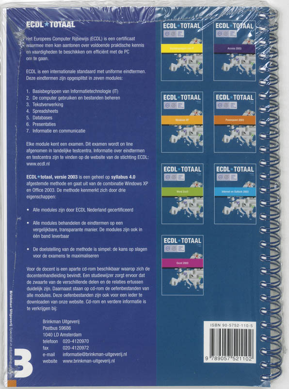 Achterkant van module 3