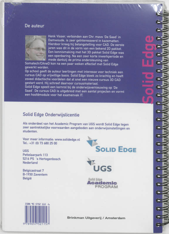 Achterkant van Een inleiding tot Solid Edge