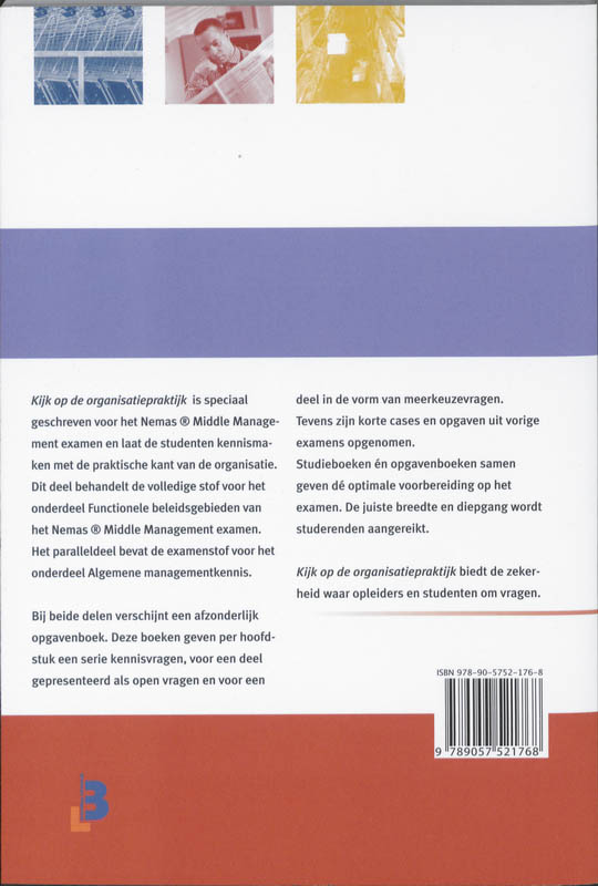 Achterkant van Opgavenboek