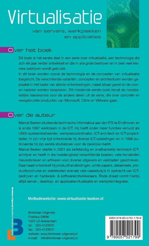 Achterkant van een introductie in virtualisatieconcepten