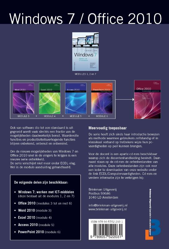 Achterkant van Module 5 Access 2010