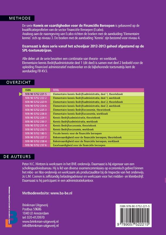 Achterkant van Theorieboek