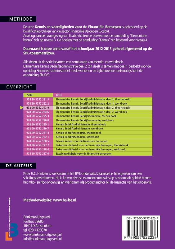 Achterkant van Theorieboek