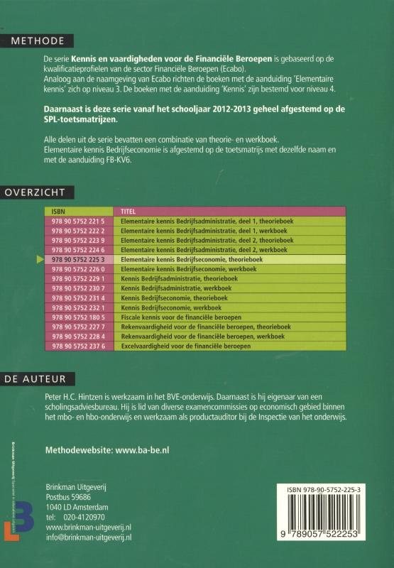 Achterkant van Theorieboek