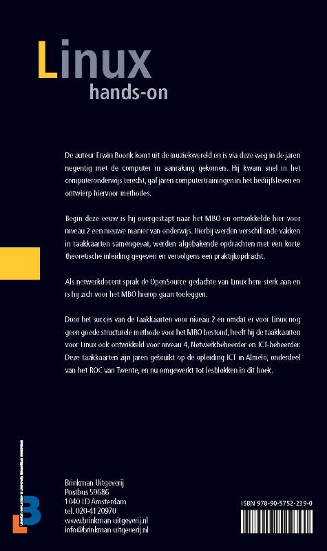 Achterkant van Linux hands-on