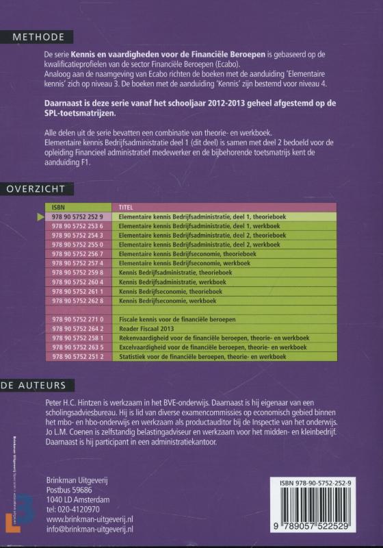 Achterkant van Theorieboek