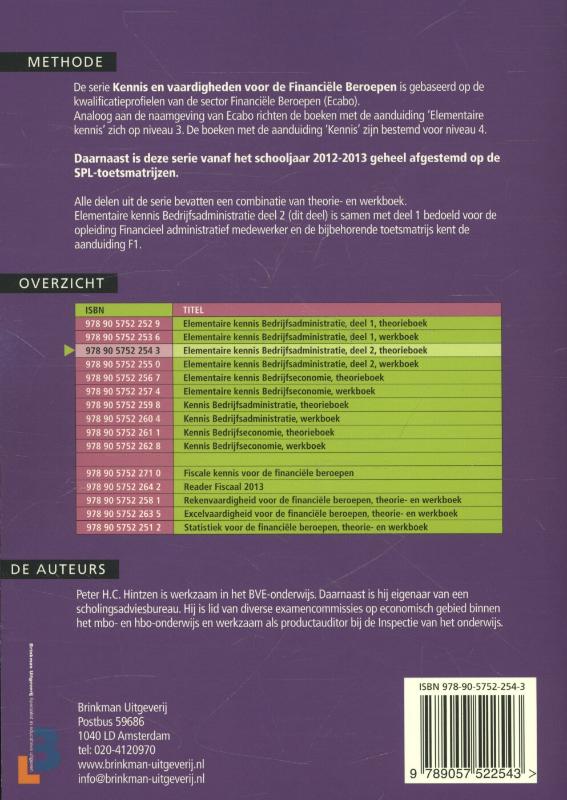 Achterkant van Theorieboek