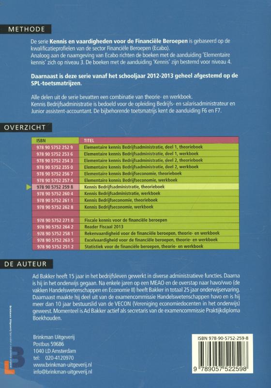 Achterkant van Theorieboek