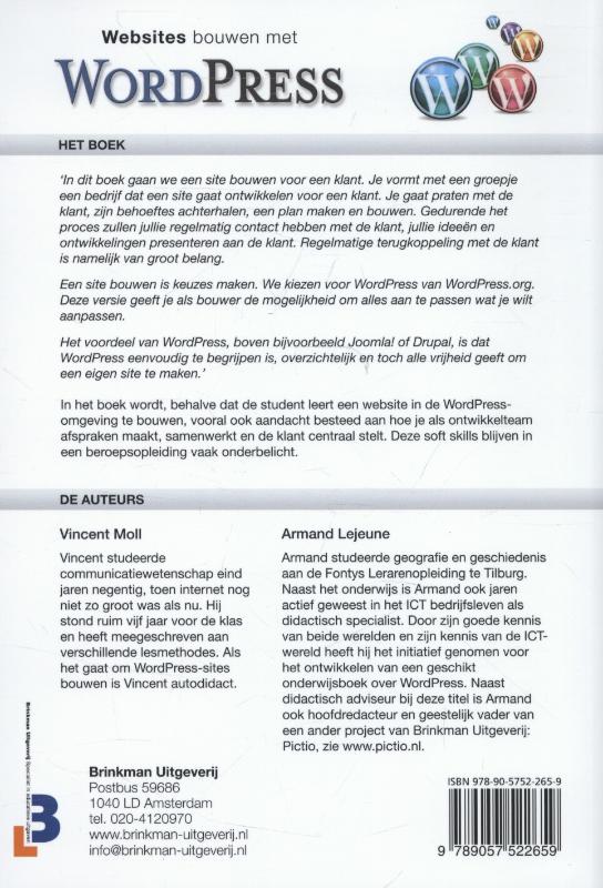 Achterkant van Websites bouwen met WordPress