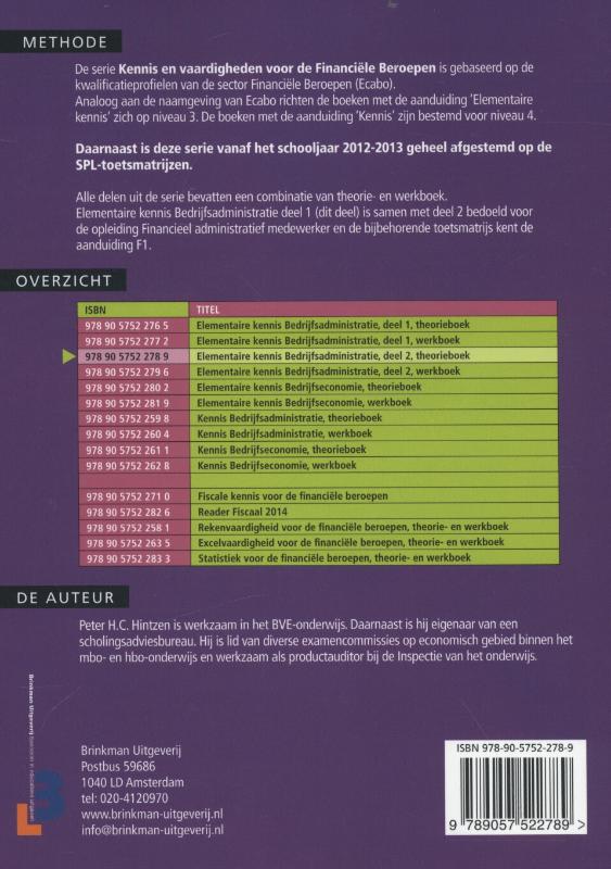 Achterkant van Theorieboek