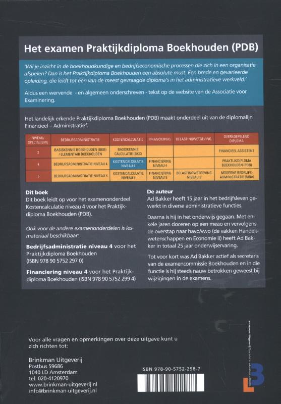 Achterkant van Niveau 4