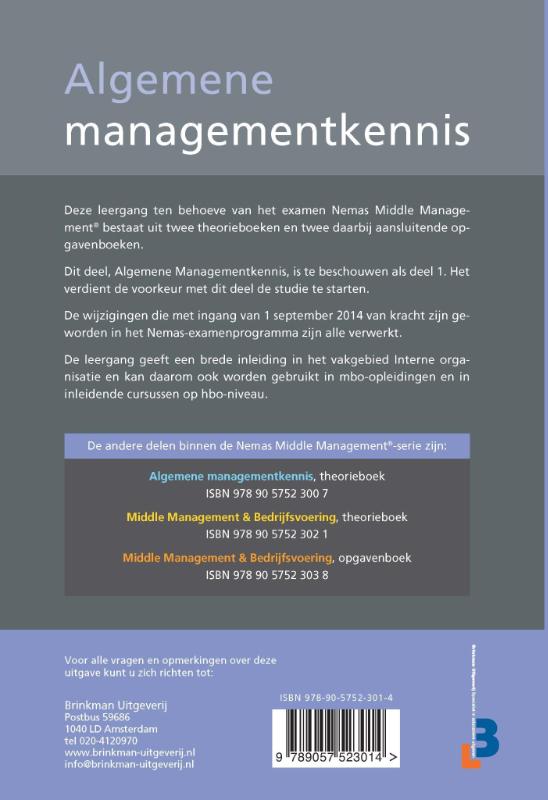 Achterkant van Opgavenboek