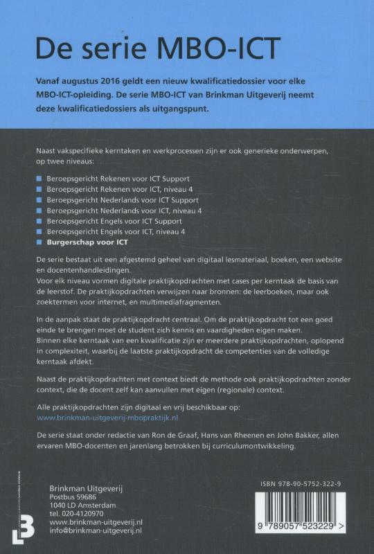 Achterkant van Burgerschap voor ICT