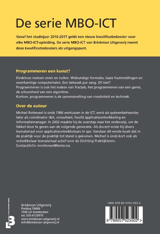 Achterkant van deel 1