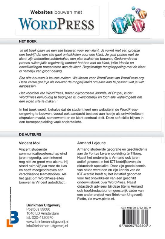 Achterkant van Websites bouwen met WordPress