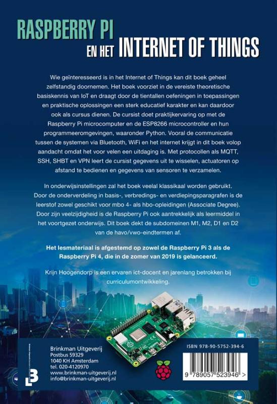 Achterkant van Raspberry Pi en het Internet of Things