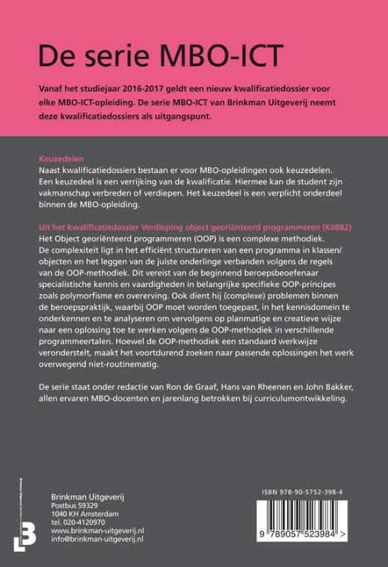 Achterkant van Object georiënteerd programmeren, design patterns