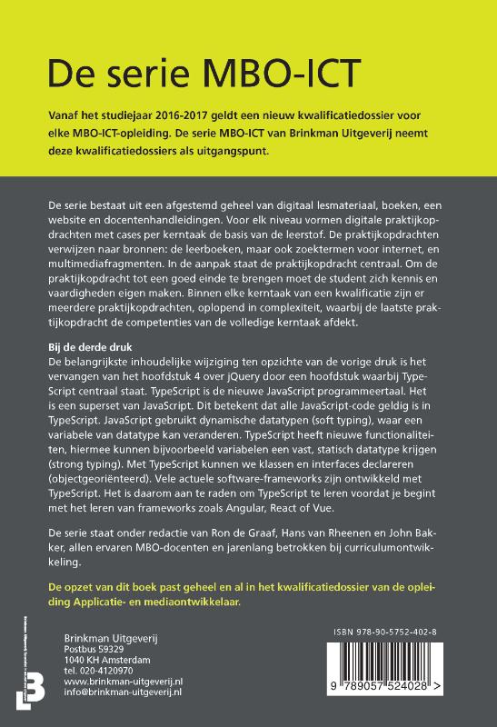 Achterkant van Frontend programmeren
