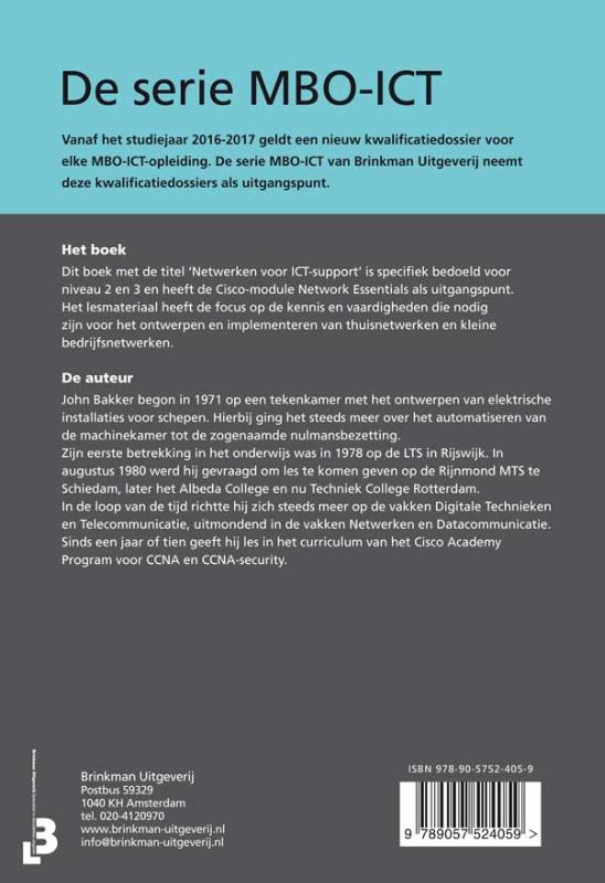 Achterkant van Netwerken voor ICT-support