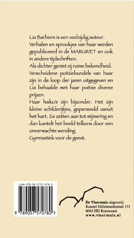 Achterkant van Haiku's