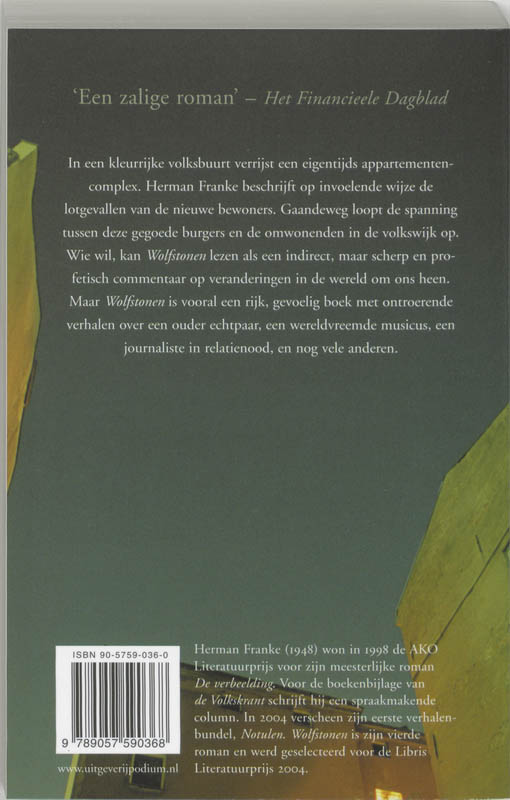 Achterkant van Wolfstonen