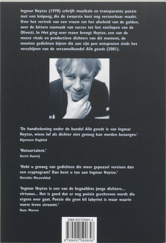 Achterkant van Het ging over rozen