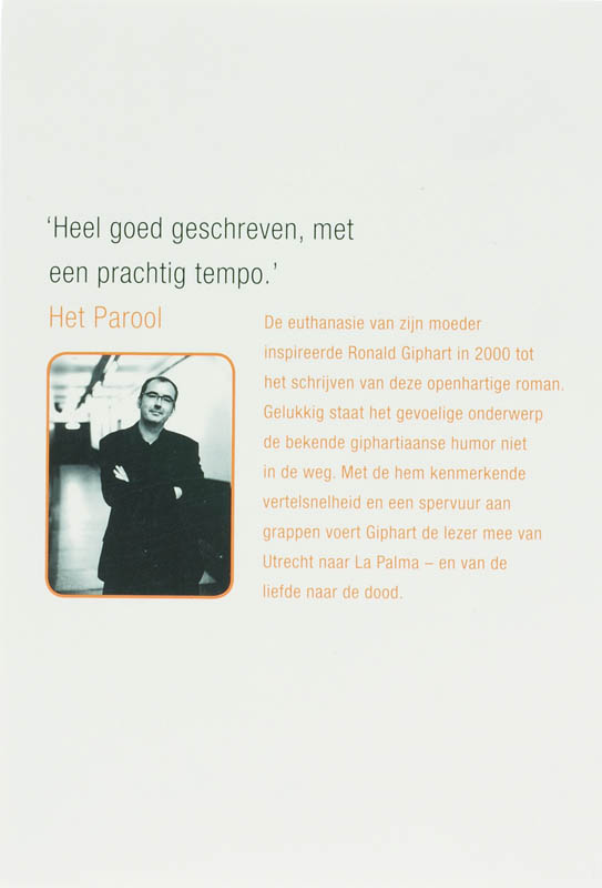 Achterkant van Ik omhels je met duizend armen