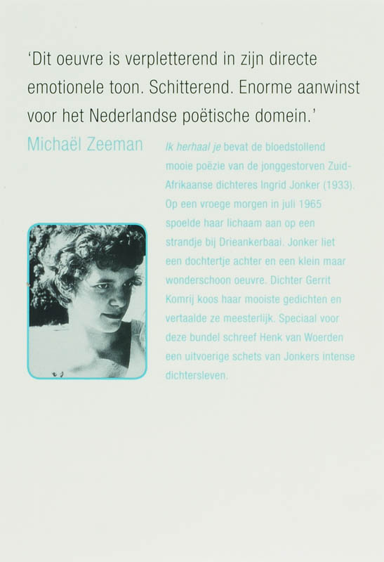 Achterkant van Ik herhaal je