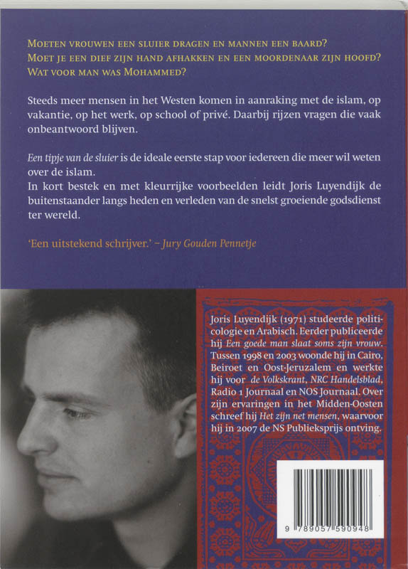 Achterkant van Een tipje van de sluier