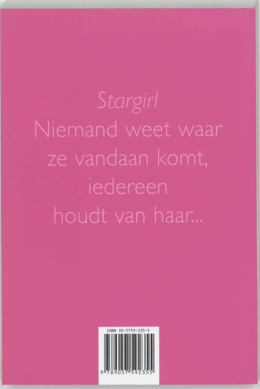 Achterkant van Stargirl
