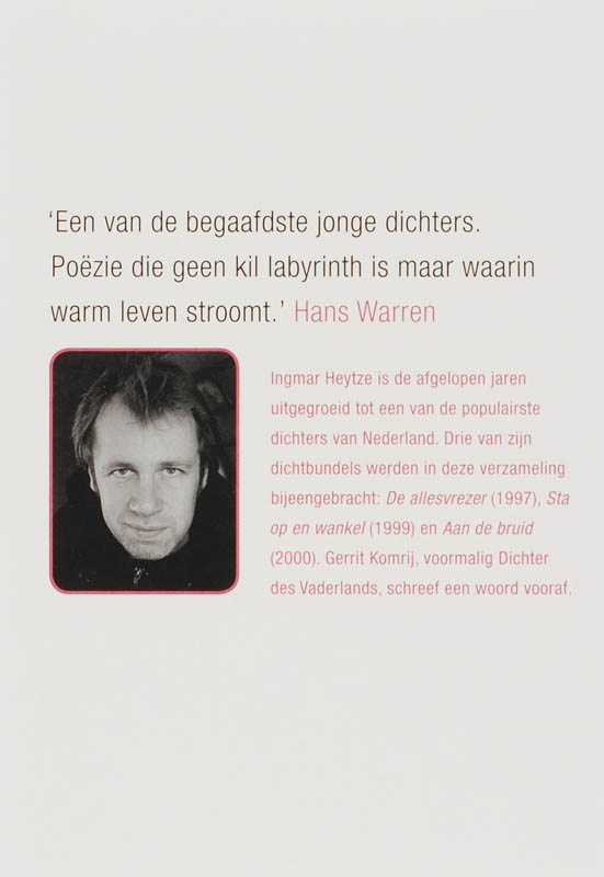 Achterkant van Alle goeds