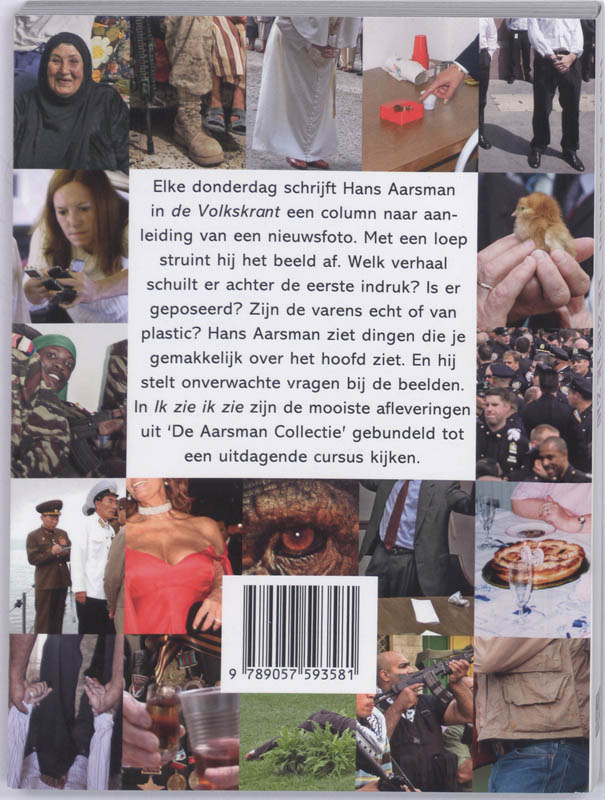 Achterkant van Ik zie ik zie