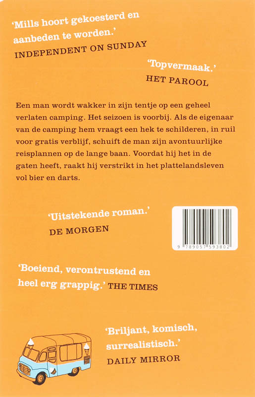 Achterkant van Vrij kamperen